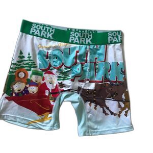 South Park Christmas Special Novelty Boxer Brief Men Small 28-30 Santa Reindeer